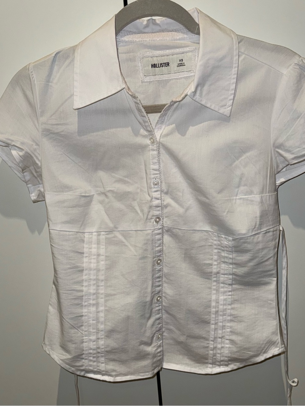 Hollister White Blouse